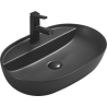 Mexen Adel lavabo de comptoir 60 x 41 cm, Noir mat - 22166085