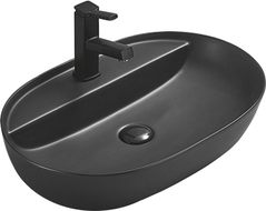 Mexen Adel lavabo à poser 60 x 41 cm, noir mat - 22166085