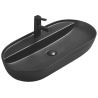 Mexen Adel lavabo à poser 80 x 40 cm, noir mat - 22168085
