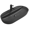 Mexen Adel lavabo sur plan 80 x 40 cm, noir mat - 22168085