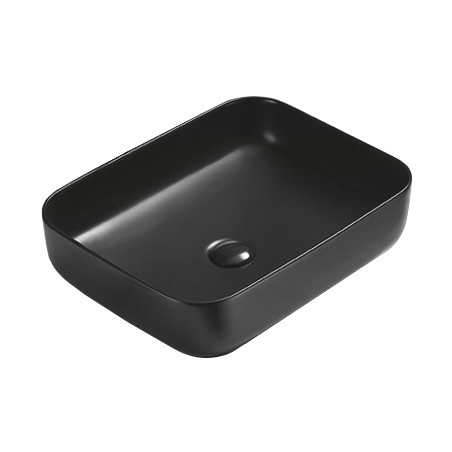 Mexen Carla lavabo à poser 50 x 39 cm, noir mat - 21555085