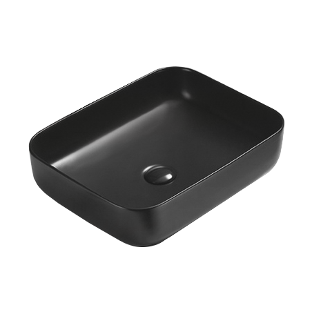 Mexen Carla lavabo de comptoir 50 x 39 cm, Noir mat - 21555085