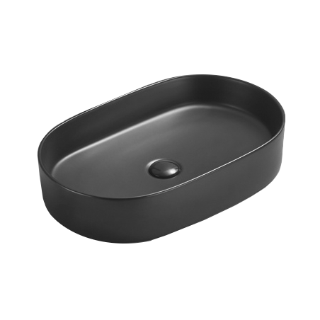 Mexen Celia lavabo de comptoir 60 x 38 cm, Noir mat - 22206085