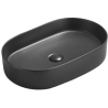 Mexen Celia lavabo de comptoir 60 x 38 cm, Noir mat - 22206085