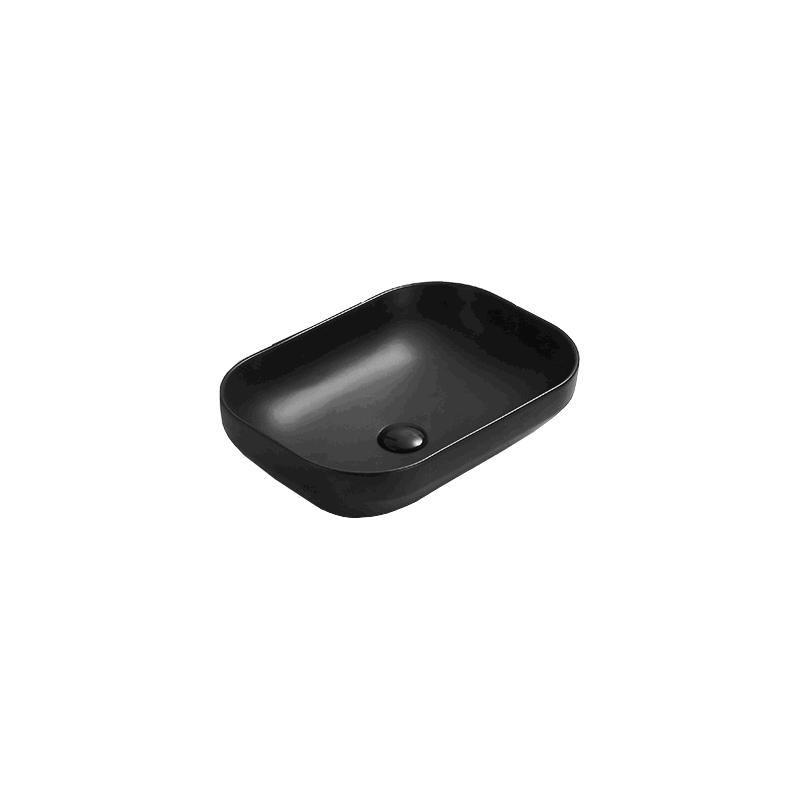 Mexen Daria lavabo à poser 50 x 35 cm, noir mat - 21935085