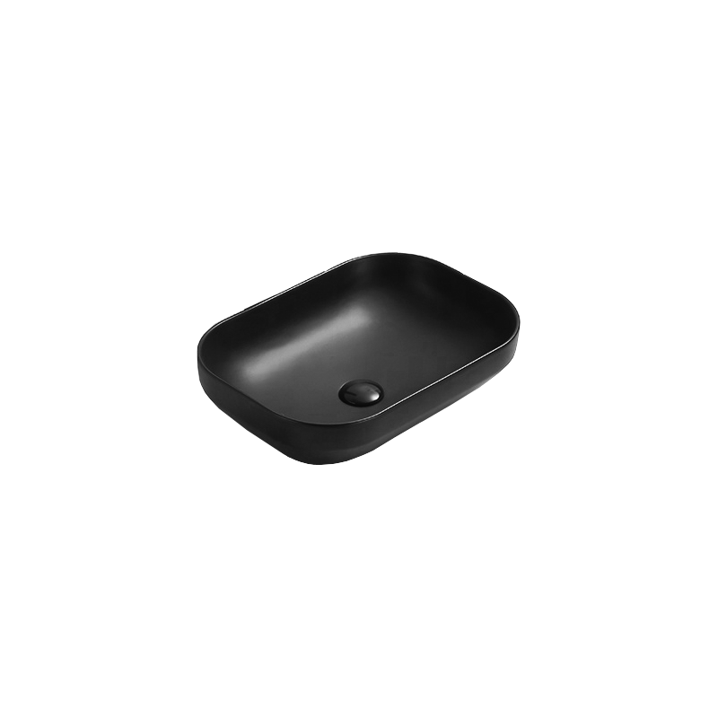 Mexen Daria lavabo de comptoir 50 x 35 cm, Noir mat - 21935085