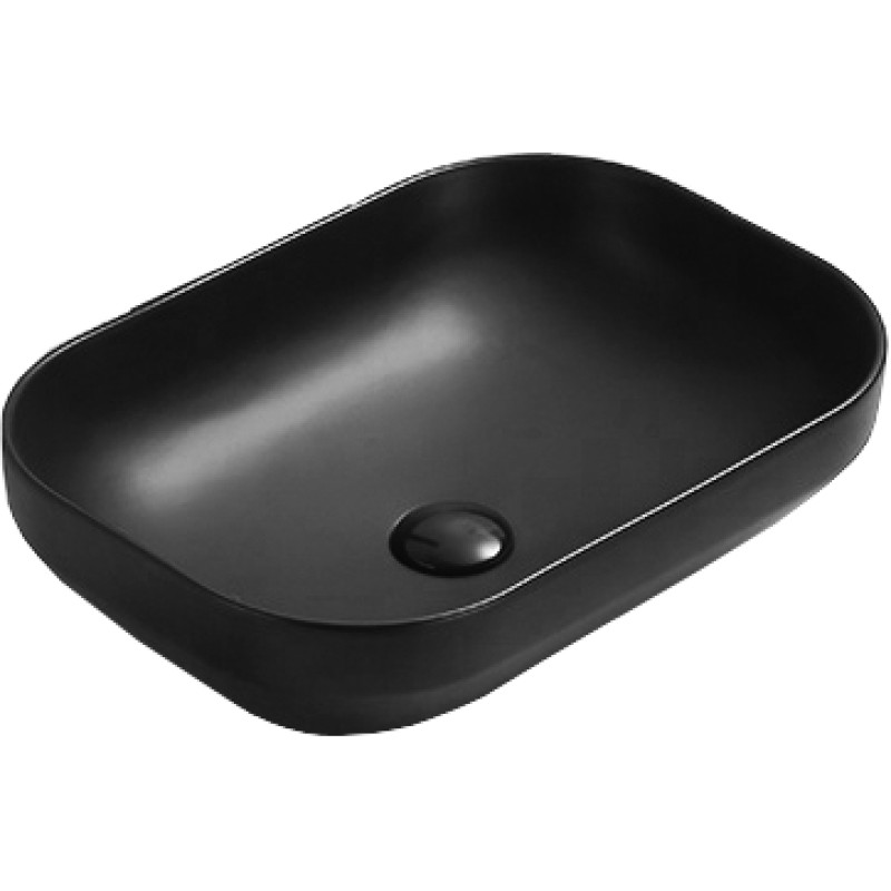 Mexen Daria lavabo sur plan 50 x 35 cm, noir mat - 21935085