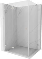Mexen Lunar cabine de douche pivotante gauche 85 x 90 cm, transparent, nickel brossé - 834-085-090-97-00-L