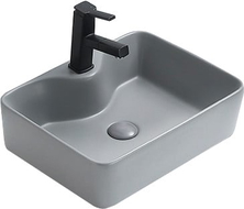 Mexen Eva lavabo sur plan 48 x 37 cm, gris clair mat - 21424961