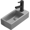Mexen Inez lavabo à poser gauche 40 x 20 cm, gris clair mat - 21484061L