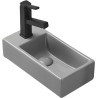 Mexen Inez lavabo sur plan droit 40 x 20 cm, gris clair mat - 21484061R