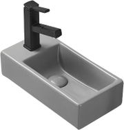 Mexen Inez lavabo sur plan droit 40 x 20 cm, gris clair mat - 21484061R
