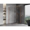 Mexen Mist-H T cabine de douche pivotante droite 85 x 75 cm, transparent, cuivre brossé - 8A5T-085-075-65-00-P