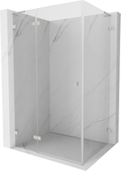 Mexen Lunar L cabine de douche pivotante gauche 70 x 80 cm, transparent, nickel brossé - 834L-070-080-97-00-L