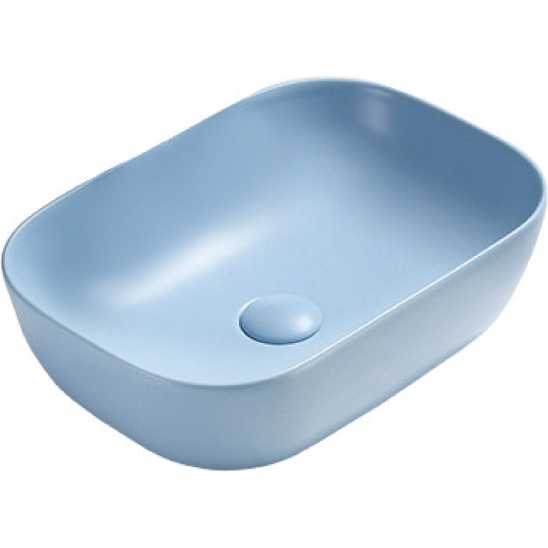 Mexen Rita lavabo à poser 45 x 32 cm, bleu mat - 21084549