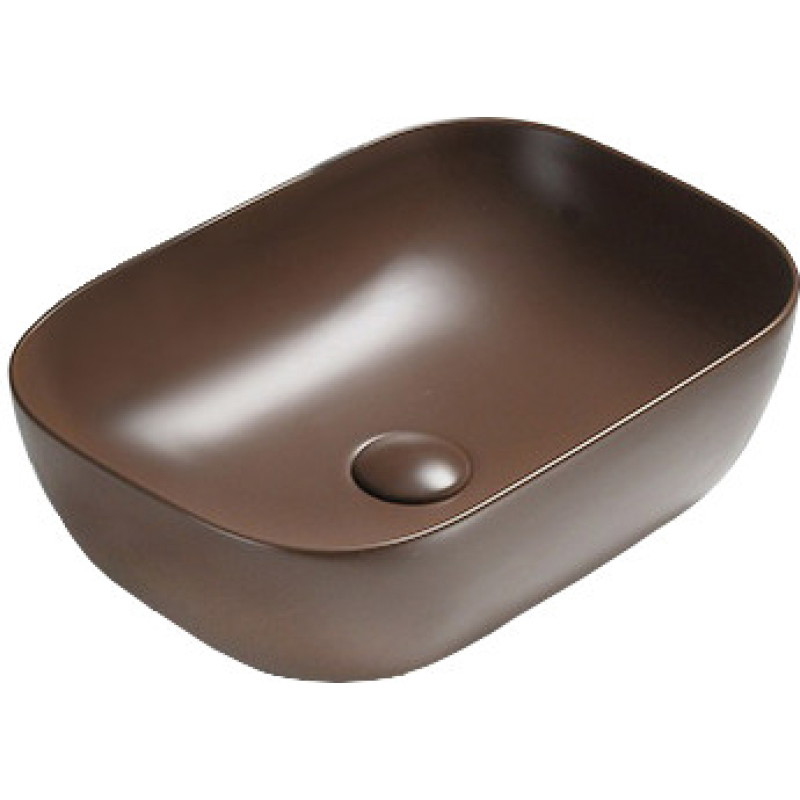 Mexen Rita lavabo sur plan 45 x 32 cm, brun mat - 21084568