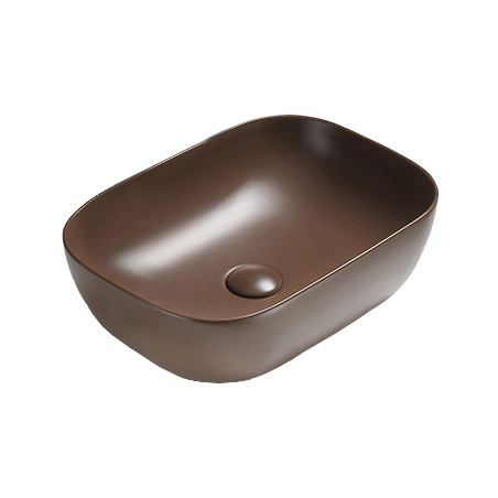 Mexen Rita lavabo sur plan 45 x 32 cm, brun mat - 21084568