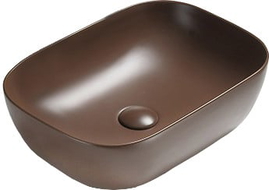 Mexen Rita lavabo sur plan 45 x 32 cm, brun mat - 21084568