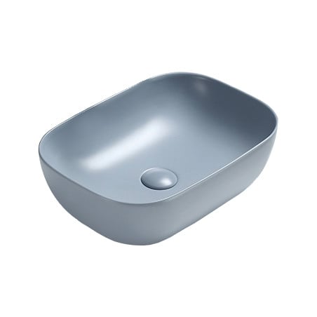 Mexen Rita lavabo à poser 45 x 32 cm, gris-bleu mat - 21084569