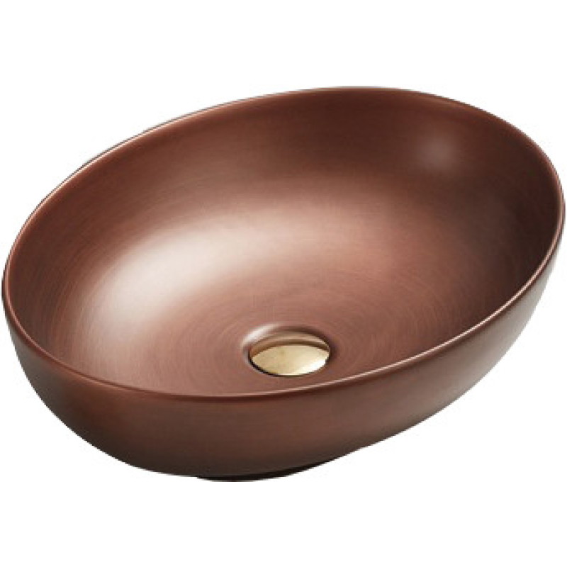 Mexen Iko lavabo sur plan 52 x 39 cm, cuivré - 22245251