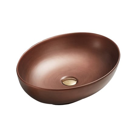 Mexen Iko lavabo de comptoir 52 x 39 cm, Cuivre - 22245251