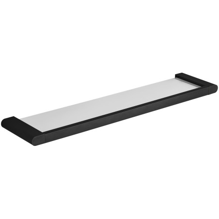 Mexen Adox étagère murale en verre, Noir - 7018237-70