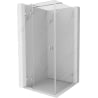 Mexen Lunar T cabine de douche pivotante gauche 70 x 70 cm, transparent, chrome - 834T-070-070-01-00-L