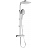 Mexen CQ22 ensemble de douche mural avec pommeau et robinet thermostatique, chrome - 772502295-00