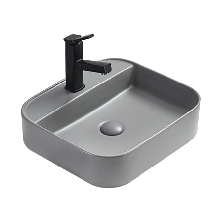 Mexen Sofia lavabo sur plan 50 x 40 cm, gris clair mat - 22155061