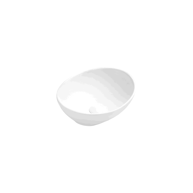 Mexen Elza lavabo à poser 40 x 33 cm, blanc mat - 21014001