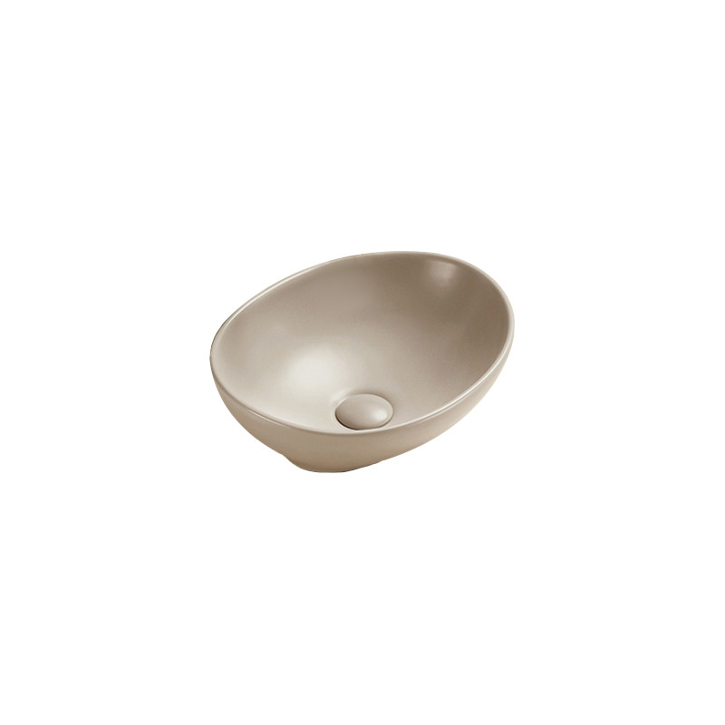 Mexen Elza lavabo à poser 40 x 33 cm, cappuccino mat - 21014064