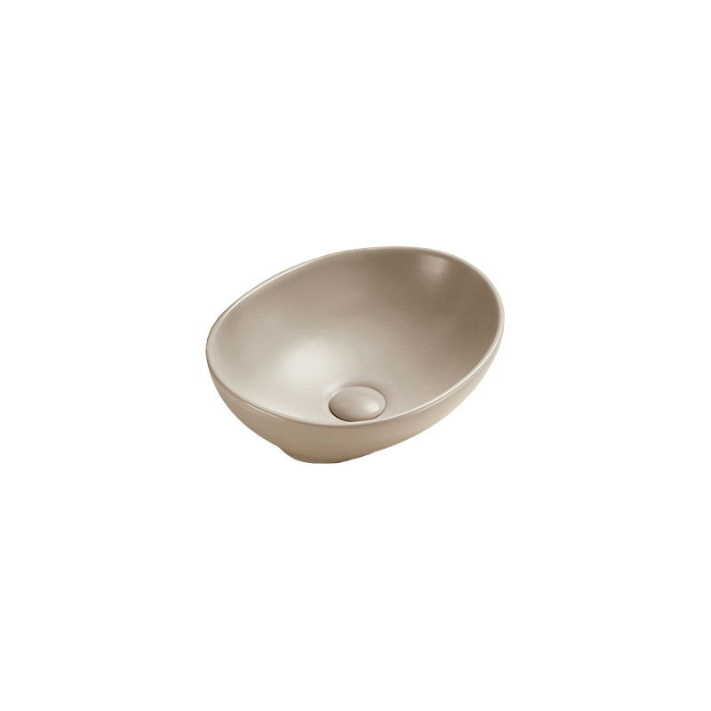 Mexen Elza lavabo de comptoir 40 x 33 cm, cappuccino mat - 21014064