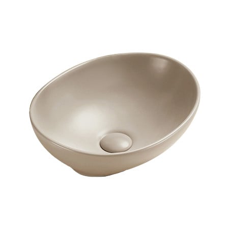 Mexen Elza lavabo posé sur plan 40 x 33 cm, cappuccino mat - 21014064