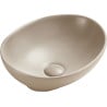Mexen Elza lavabo posé sur plan 40 x 33 cm, cappuccino mat - 21014064