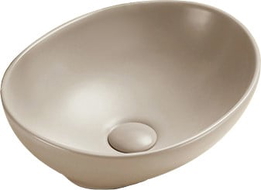 Mexen Elza lavabo de comptoir 40 x 33 cm, cappuccino mat - 21014064