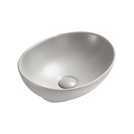 Mexen Elza lavabo posé sur le comptoir 40 x 33 cm, gris mat - 21014067