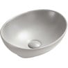 Mexen Elza lavabo posé sur le comptoir 40 x 33 cm, gris mat - 21014067