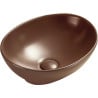 Mexen Elza lavabo à poser 40 x 33 cm, brun mat - 21014068