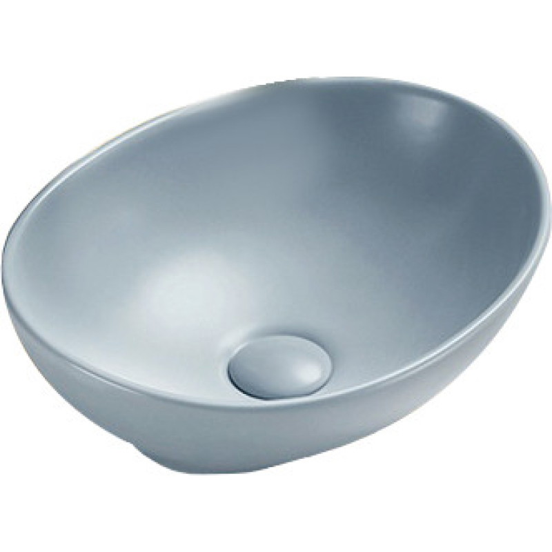 Mexen Elza lavabo posé sur le plan 40 x 33 cm, gris-bleu mat - 21014069
