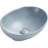 Mexen Elza lavabo à poser 40 x 33 cm, gris-bleu mat - 21014069