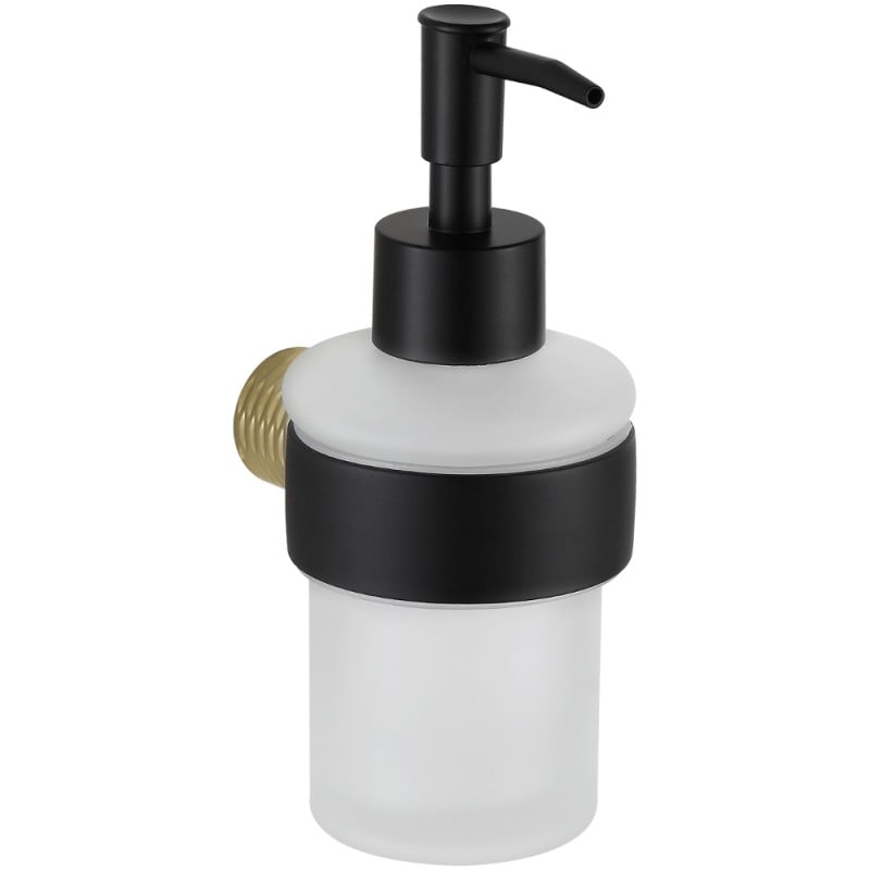 Mexen Base distributeur de savon, Noir/Or - 70882388-57