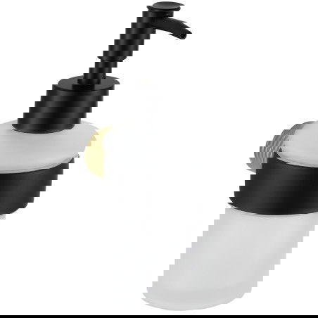 Mexen Base distributeur de savon, Noir/Or - 70882388-57