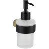 Mexen Base distributeur de savon, noir/doré - 70882388-57