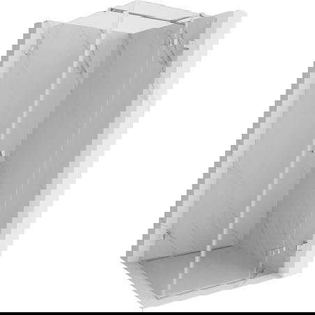 Mexen Lunar T cabine de douche pivotante droite 90 x 90 cm, transparente, chrome - 834T-090-090-01-00-P