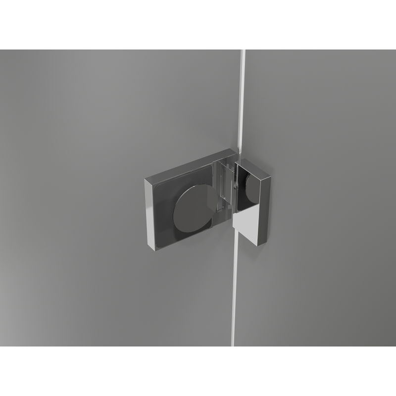 Mexen Lunar T cabine de douche pivotante droite 100 x 110 cm, transparent, chromé - 834T-100-110-01-00-P