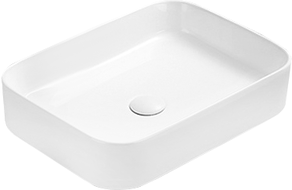 Mexen Vena lavabo à poser 50 x 37 cm, blanc - 22195000