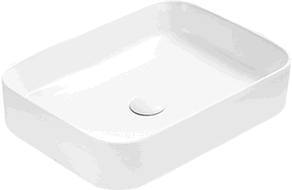 Mexen Vena lavabo de comptoir 50 x 37 cm, Blanc - 22195000