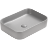 Mexen Vena vasque à poser 50 x 37 cm, gris clair mat - 22195061