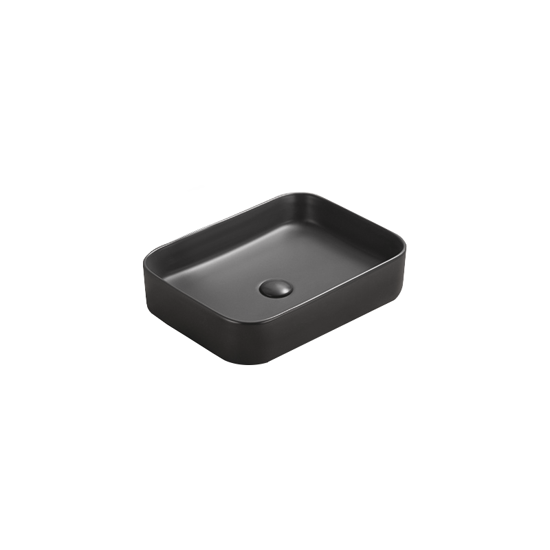 Mexen Vena lavabo de comptoir 50 x 37 cm, Noir mat - 22195085