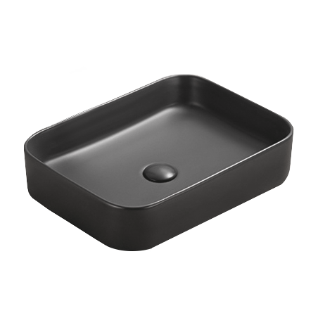 Mexen Vena lavabo de comptoir 50 x 37 cm, Noir mat - 22195085
